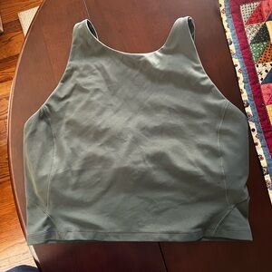 Lululemon Align High Neck Tank size 10 in smoked spruce